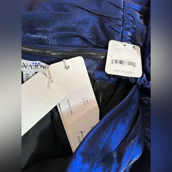 Free People x Shona Joy Miramare Ruched Mini Dress / size 4 - Picture 9 of 11